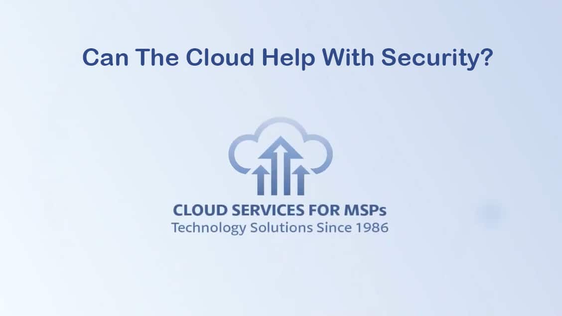 Can the Cloud Help With Security