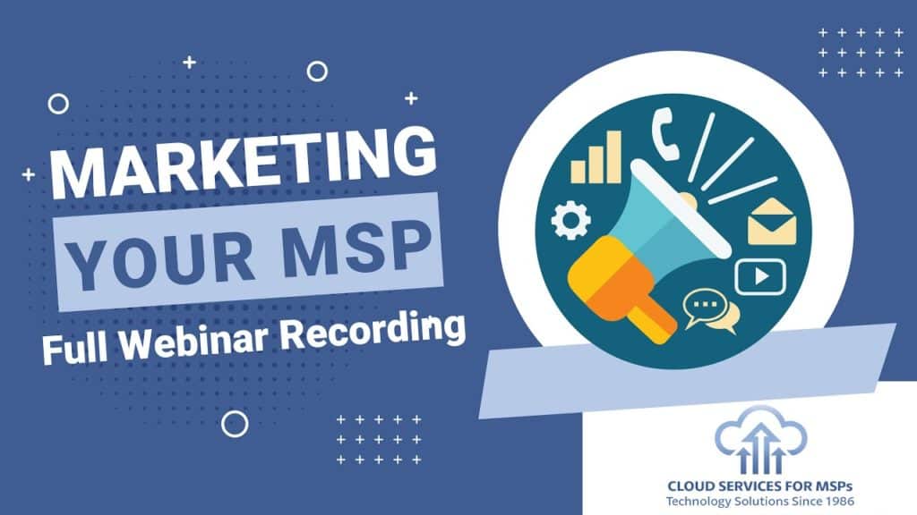 Marketing your msp